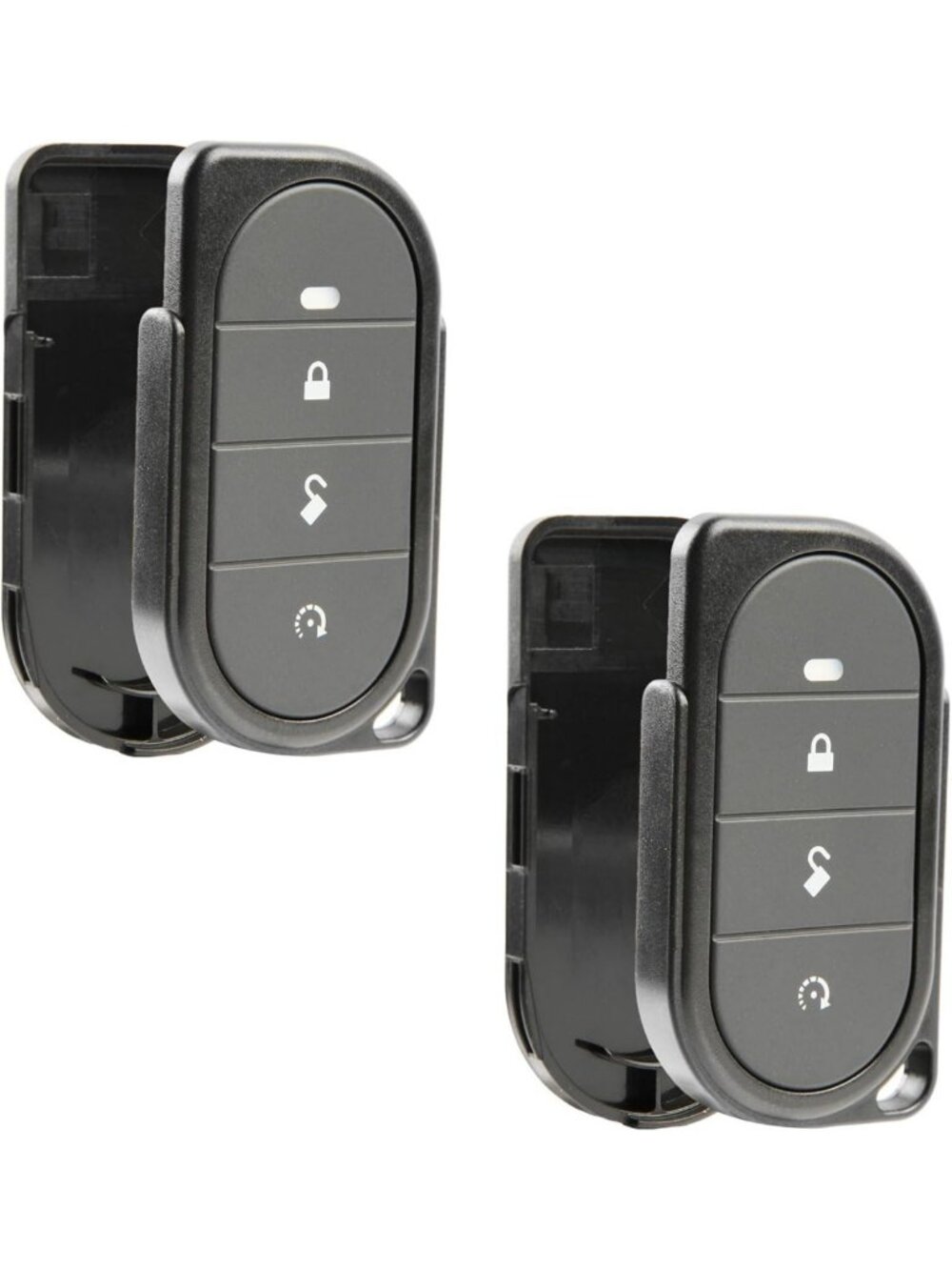 Keyless Entry Remote Car Key Fob - 4-Button Replacement Shell for Viper Alarm